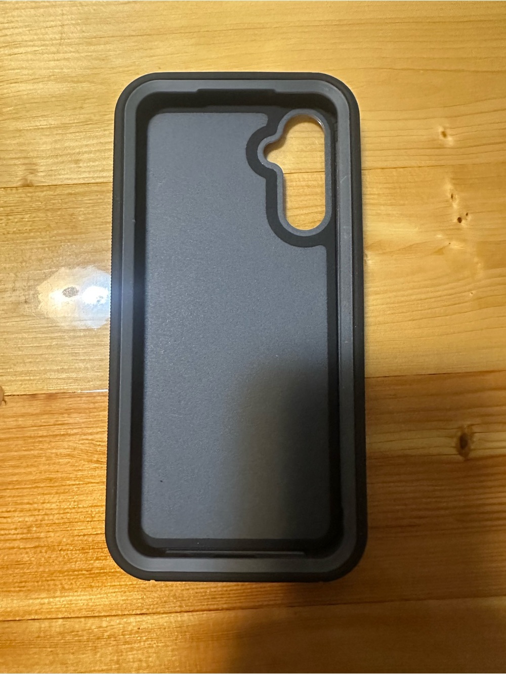 Protective Black Phone Case with Raised Camera Edge